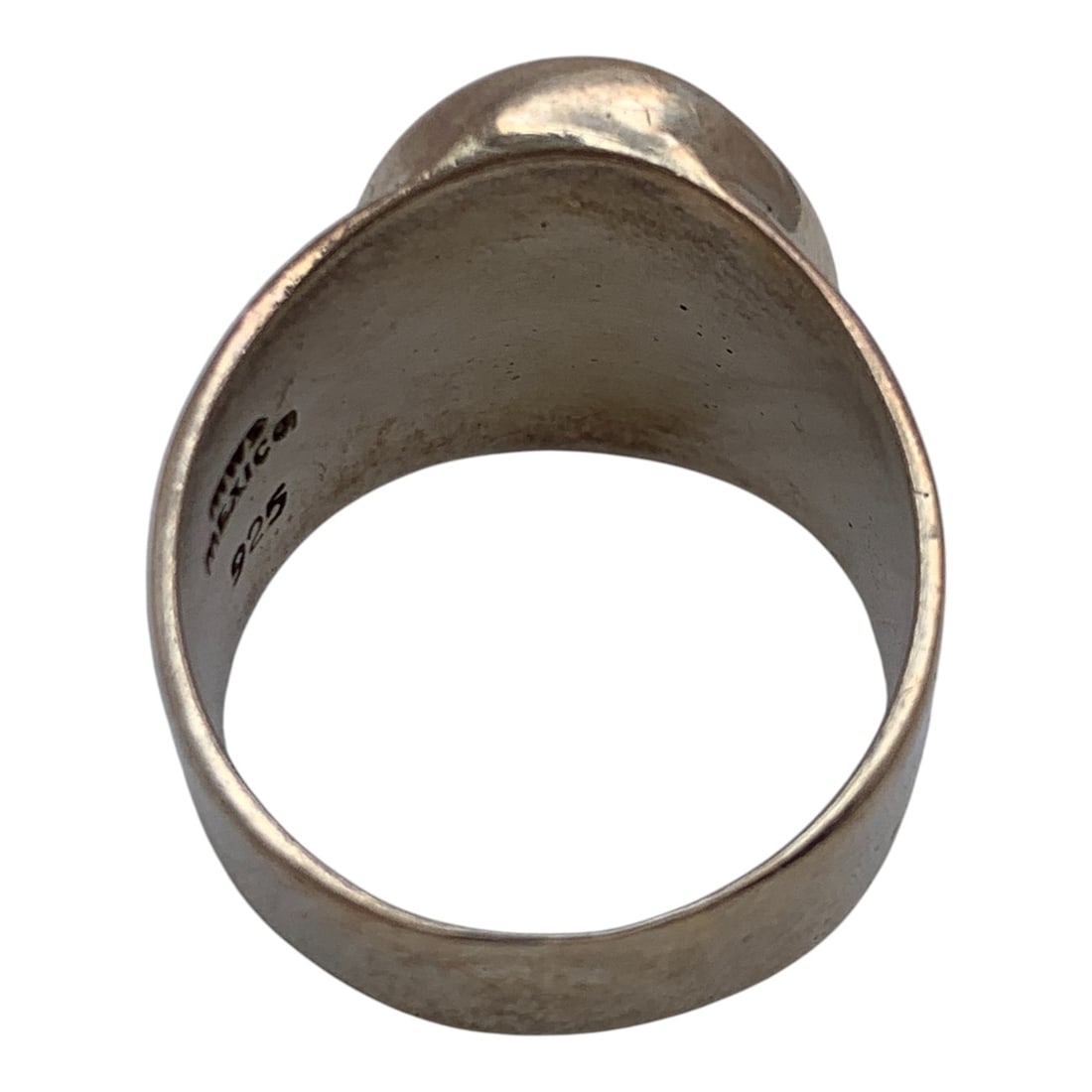 Sterling Silver & Black Stone Ring - 2