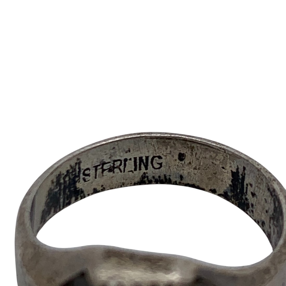 Sterling Silver & Bicolor Stone Ring - 6