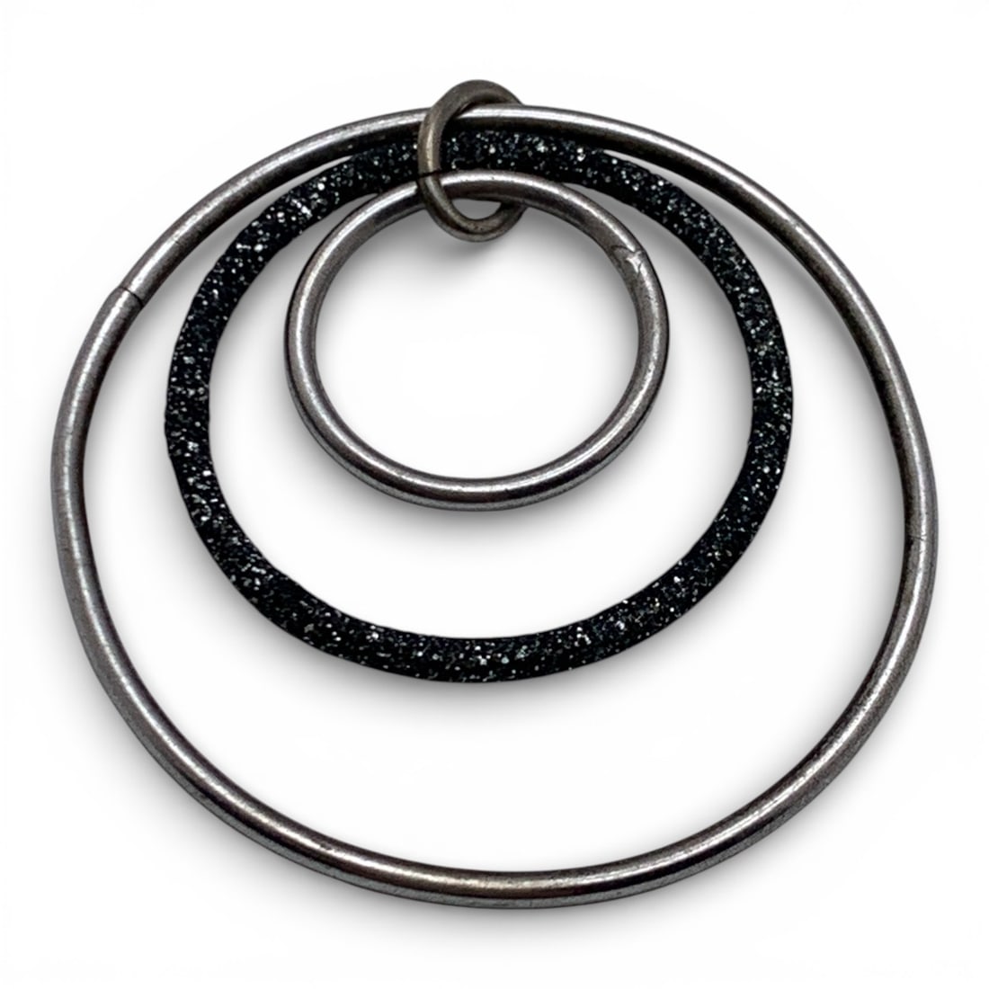 Silver Pendant: Tests Silver - 1 7/8" Long - 4.7 Grams