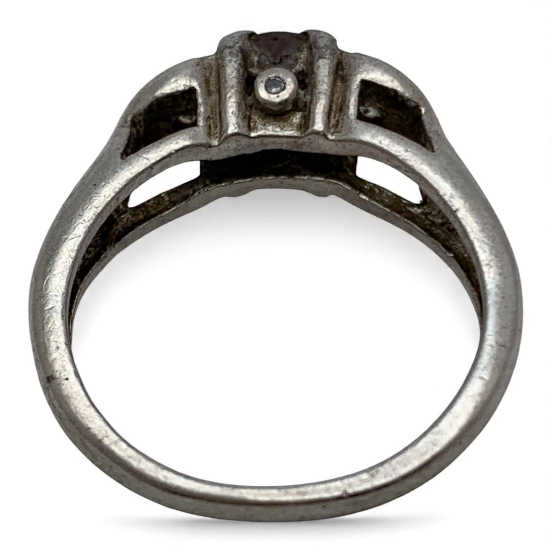 Sterling Silver Ring With Stones - 2