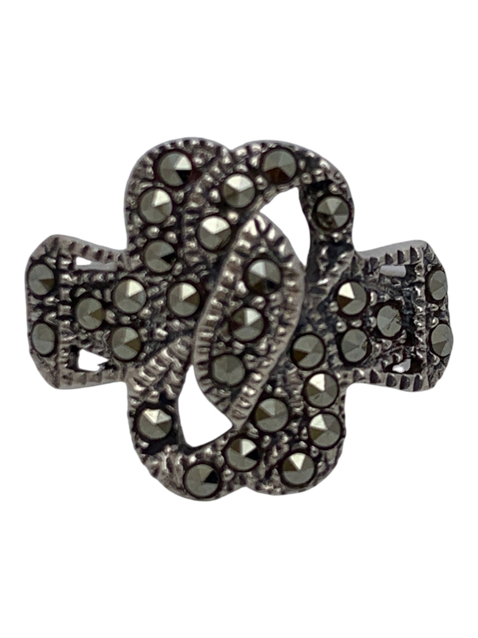 Sterling Silver & Marcasite Ring (1 of 6)