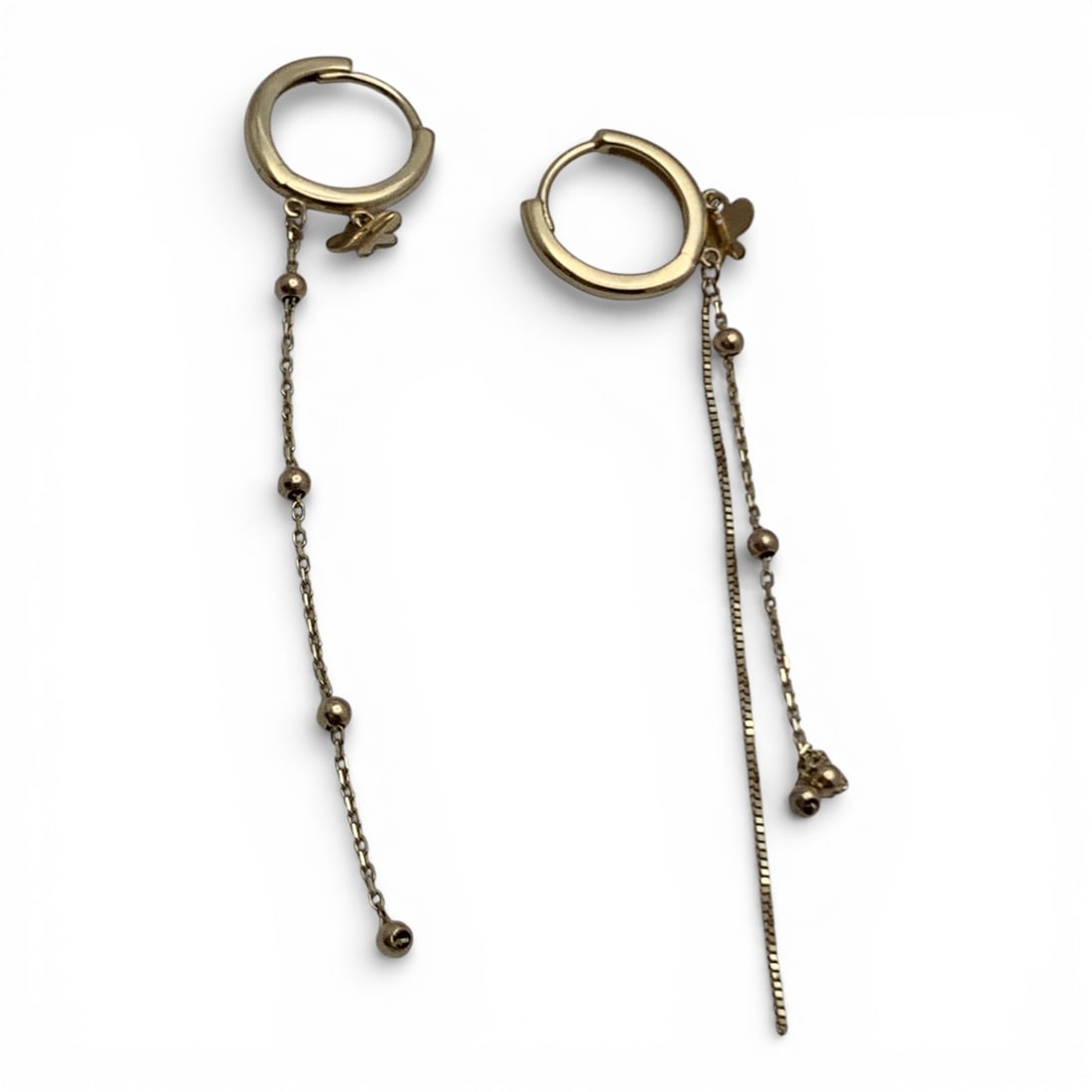 14k Yellow Gold Earrings - 2