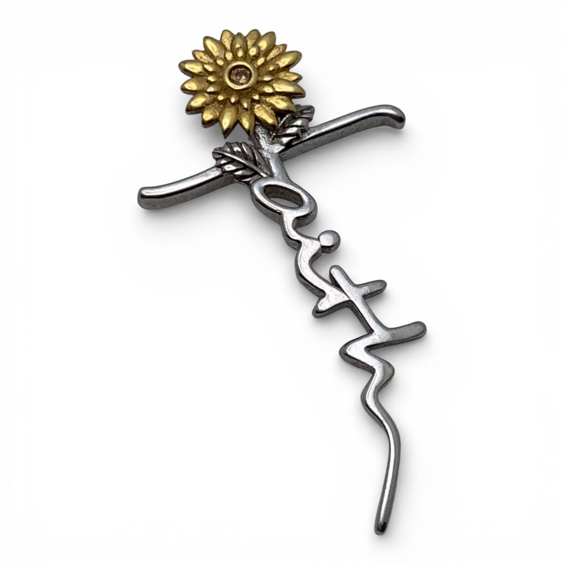 Silver Faith Pendant - 3