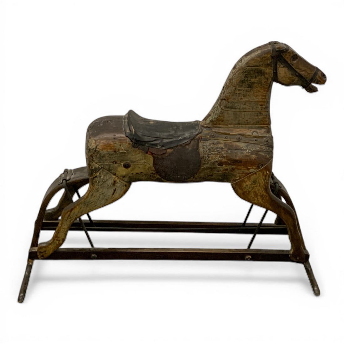 Antique Wooden Rocking Horse (1 of 9)
