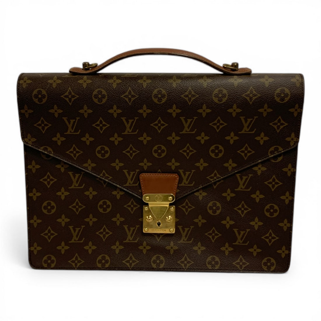 Louis Vuitton Serviette Conseiller Briefcase: Marked: Louis Vuitton - 11" X 15"Shows Wear