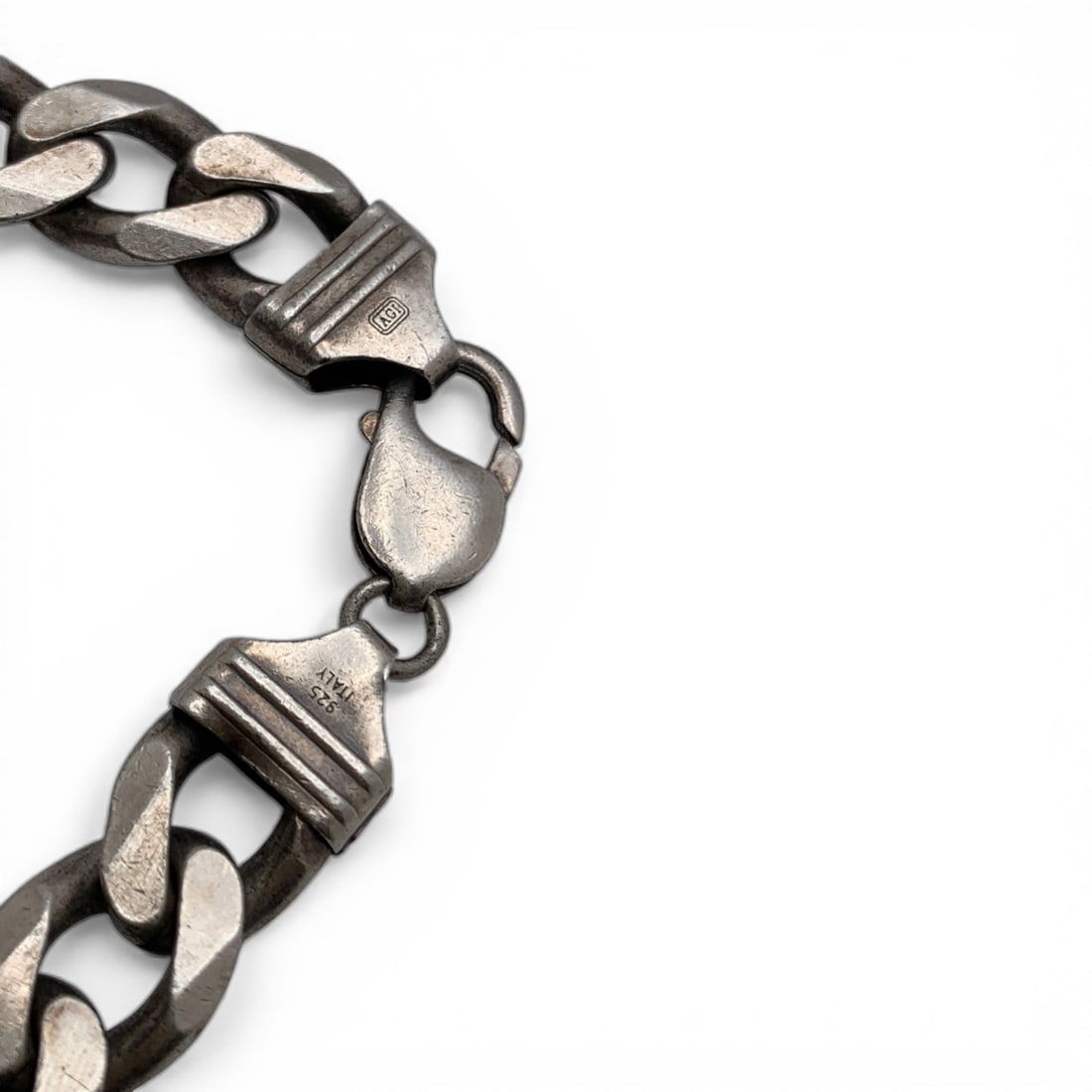 Heavy Sterling Silver Necklace - 3