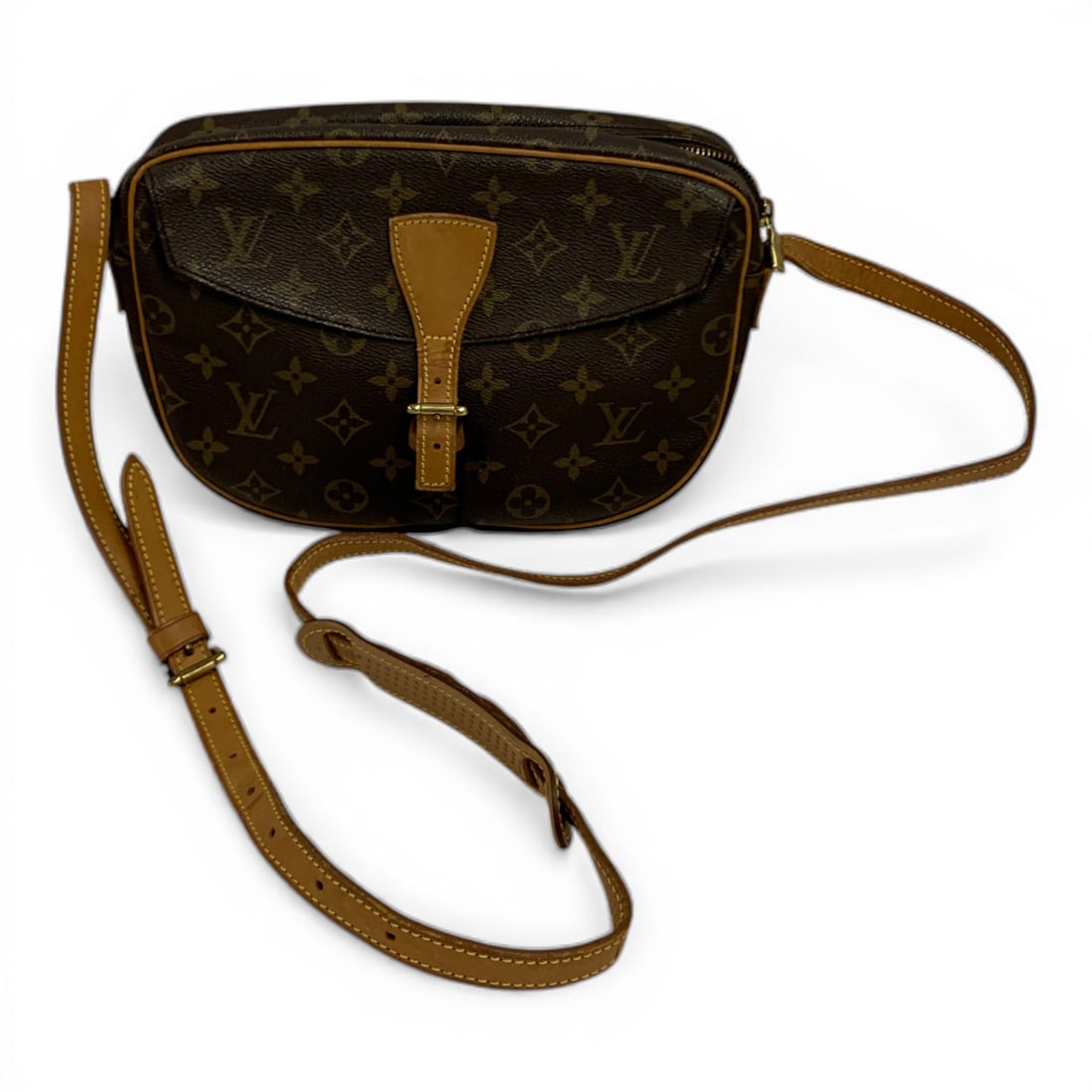 Vintage Louis Vuitton Jeune Fille Crossbody Bag: 7" X 10 1/2"Shows Wear