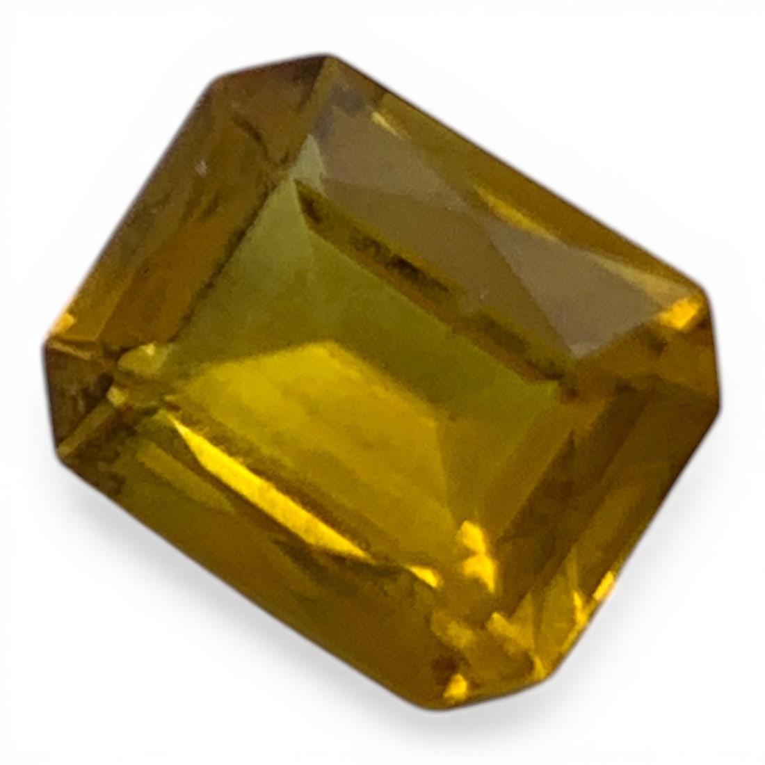 Faceted Yellow Sapphire Gemstone - 3
