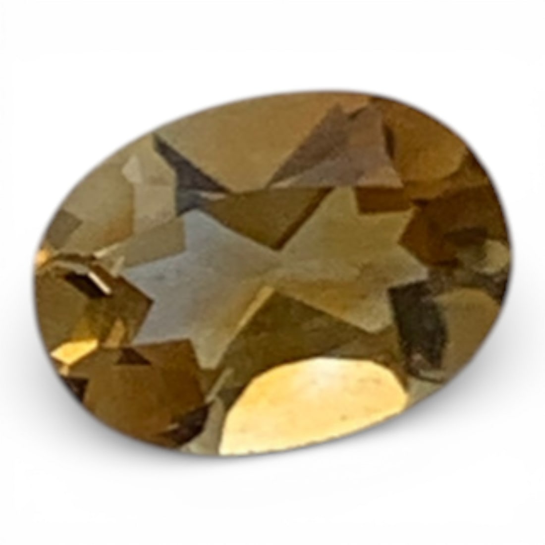 Faceted Yellow Citrine Gemstone: 3.5x5.5mmGemstones Tested With Presidium Gem Tester Il - Berners Does Not Guarantee Authenticity Of Gemstones