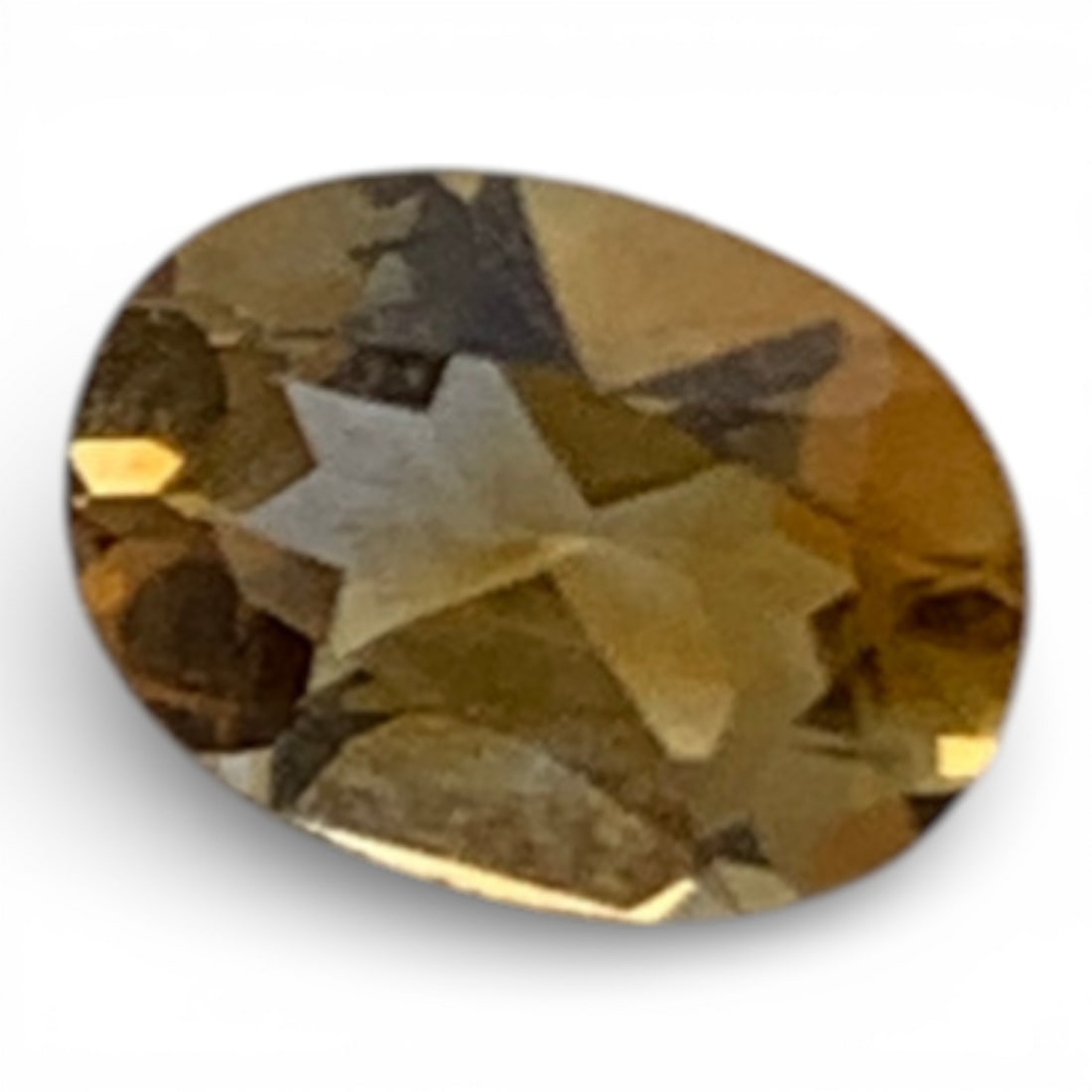 Faceted Yellow Citrine Gemstone - 3