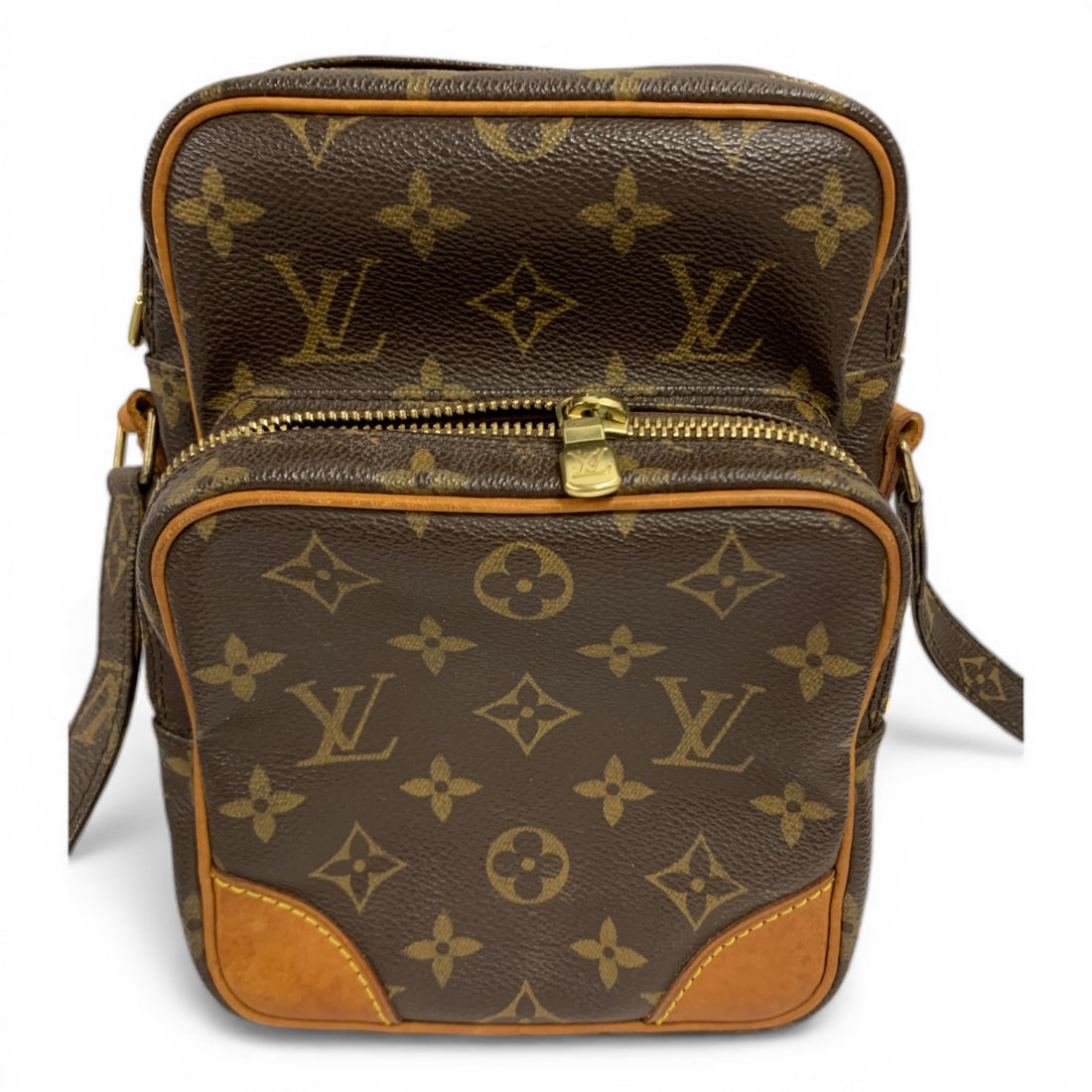 Vintage Louis Vuitton Amazon Crossbody Bag: Marked: Louis Vuitton, Made In France, Paris - 8 1/2" X 6 1/2"Shows Wear