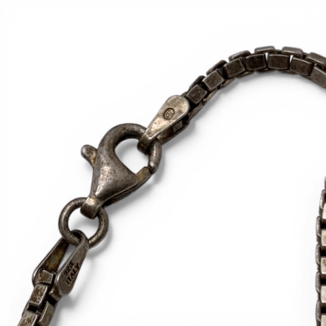 Sterling Silver Box Chain Necklace - 3