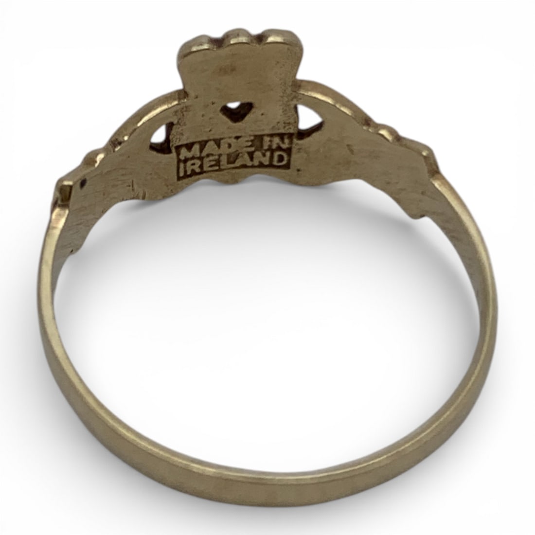 14k Yellow Gold Claddagh Ring - 2