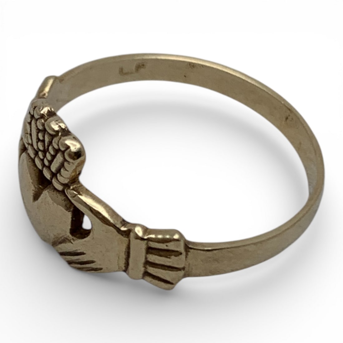 14k Yellow Gold Claddagh Ring - 3