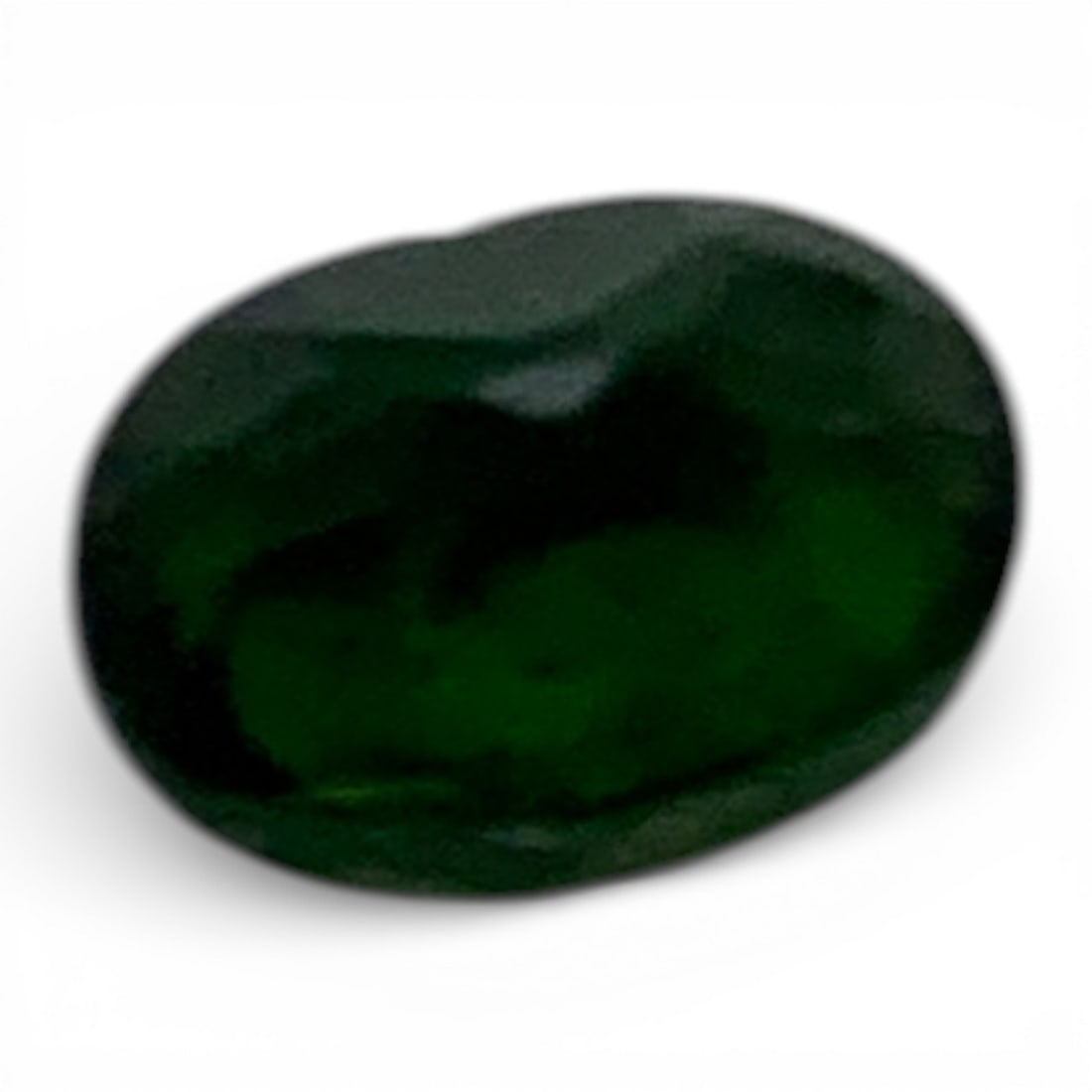 Faceted Dark Green Citrine Gemstone - 2