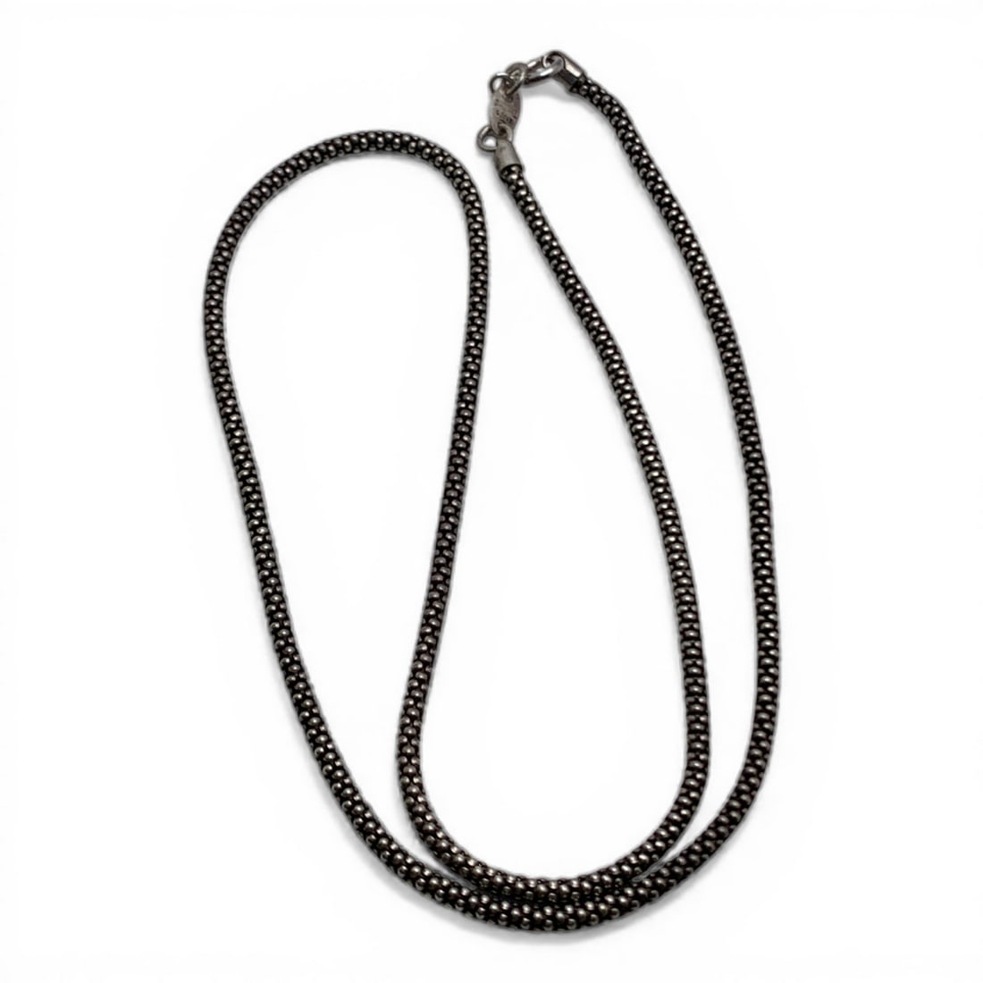 Sterling Silver Necklace: Marked 925 - 21 1/2" Long - 9.3 Grams