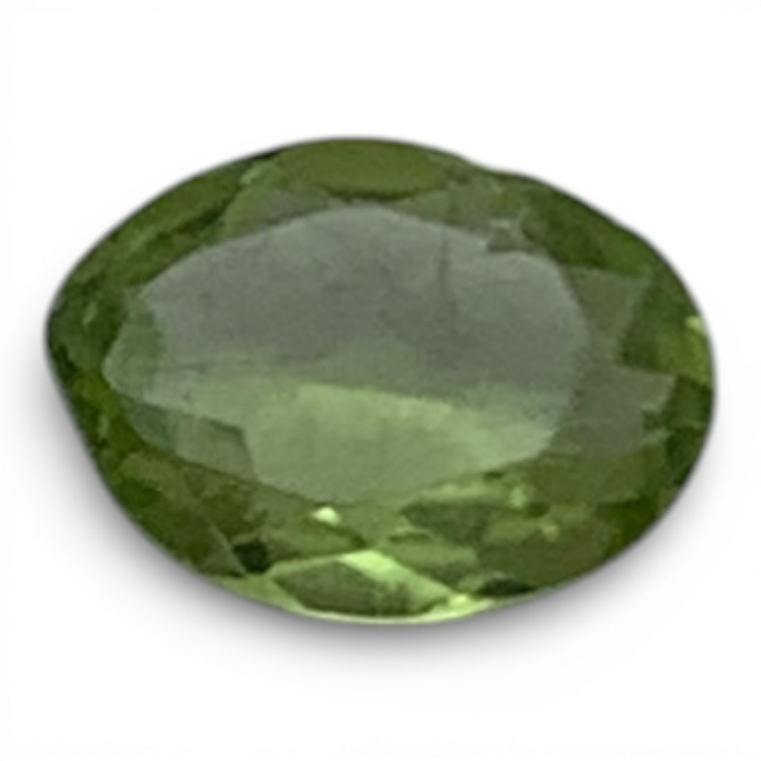 Faceted Lime Green Citrine Gemstone - 3
