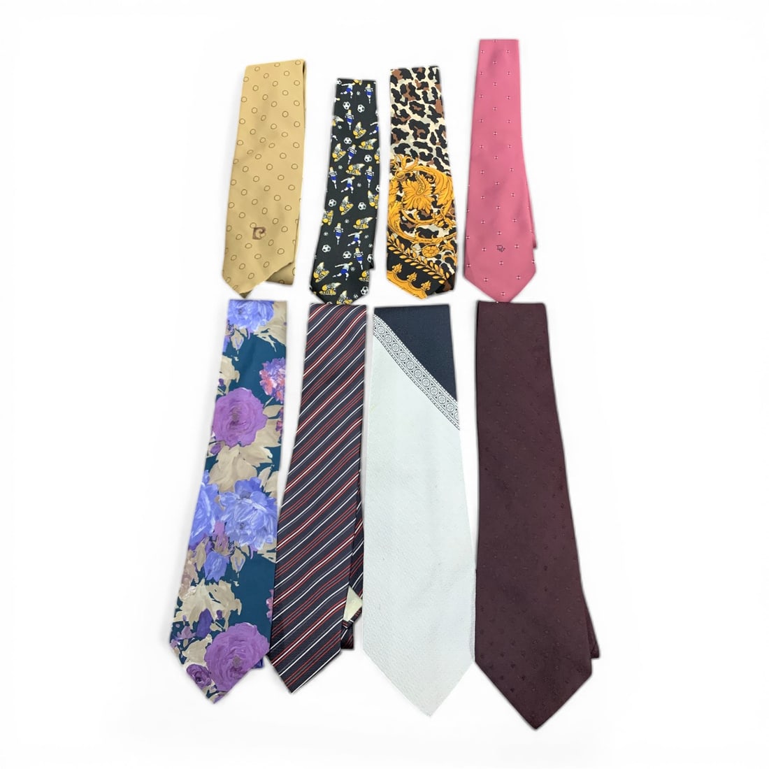 Group Of 10 Ties Including 1 Christian Dior Tie (1 of 2)