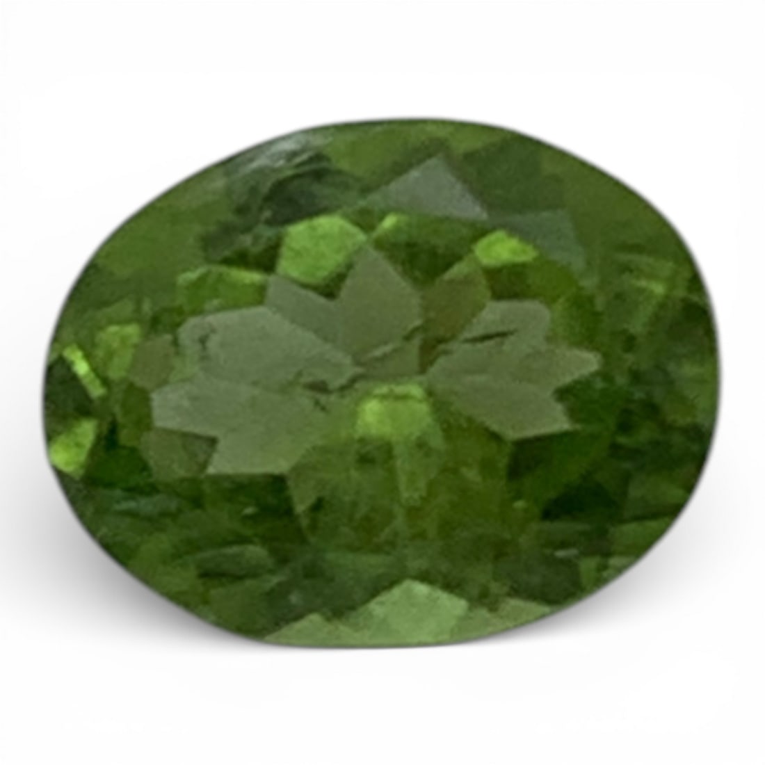 Faceted Lime Green Citrine Gemstone: 5x7mmGemstones Tested With Presidium Gem Tester Il - Berners Does Not Guarantee Authenticity Of Gemstones