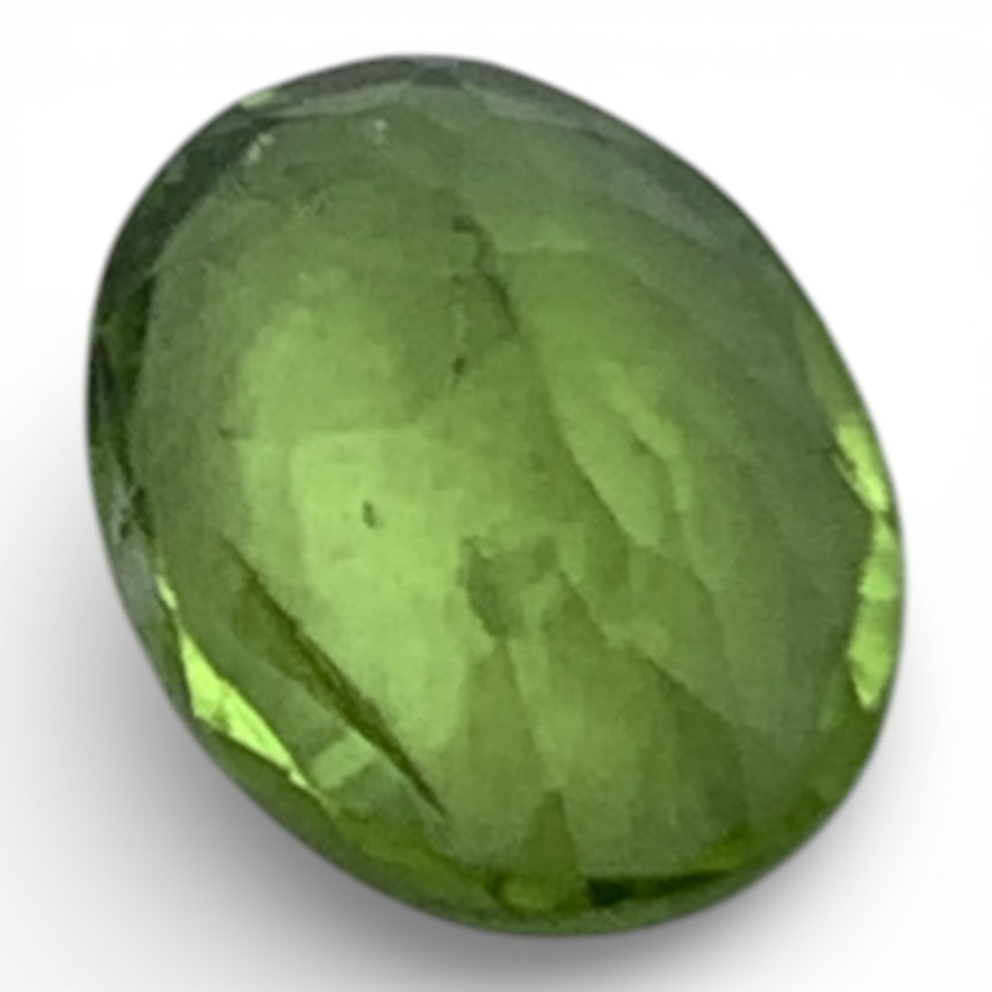 Faceted Lime Green Citrine Gemstone - 2