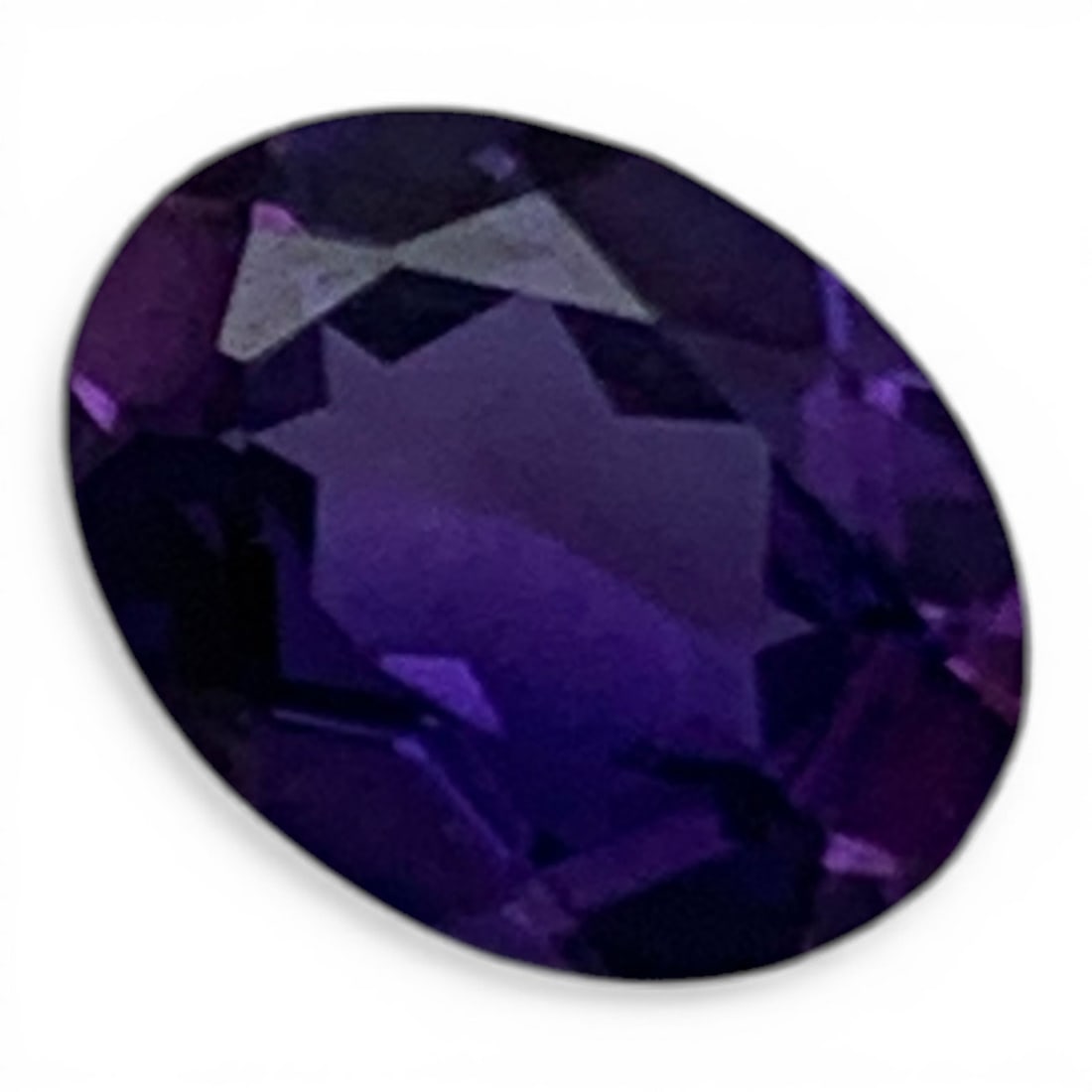 Faceted Bicolor Blue/ Purple Sapphire Gemstone: 4.5x6.5mmGemstones Tested With Presidium Gem Tester Il - Berners Does Not Guarantee Authenticity Of Gemstones