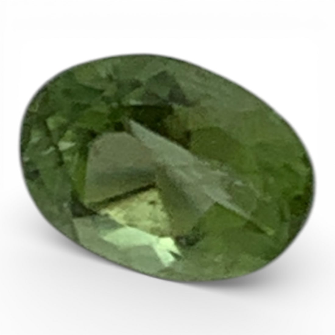 Faceted Lime Green Citrine Gemstone - 3