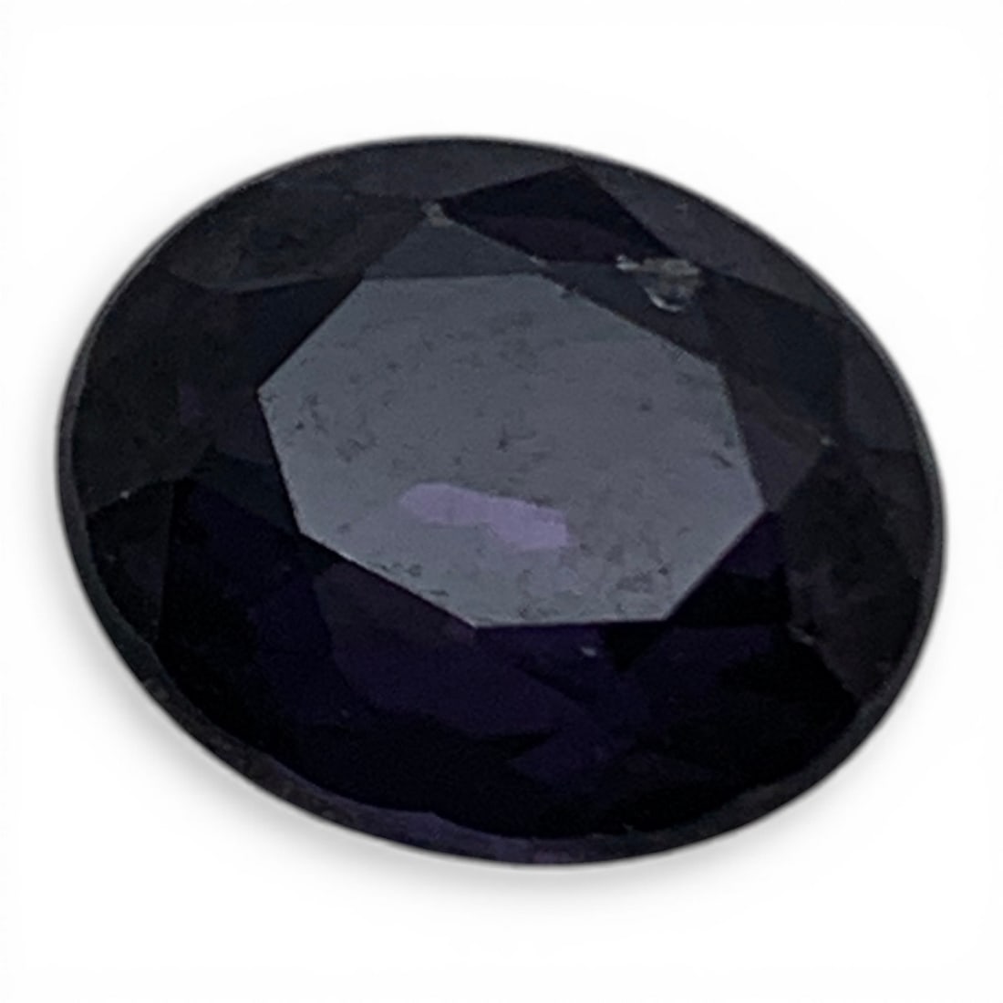 Faceted Dark Blue Sapphire Gemstone: 8.5x10mmGemstones Tested With Presidium Gem Tester Il - Berners Does Not Guarantee Authenticity Of Gemstones