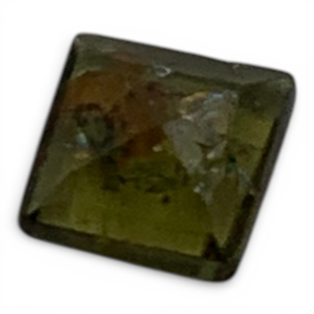 Faceted Lime Green Citrine Gemstone - 2