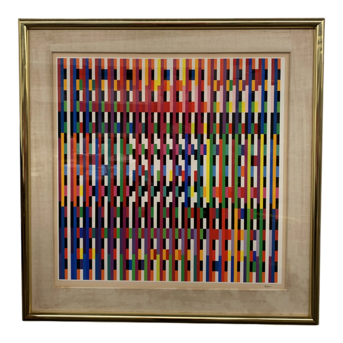 Pencil Signed Lithograph: Signed Lower Right. 107/270. Framed And Under Glass: 38" X 38".