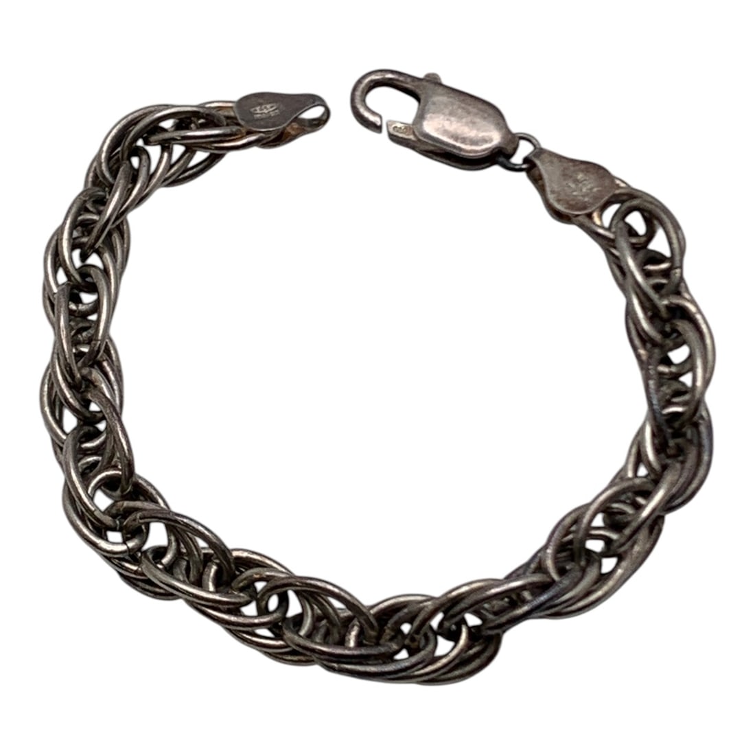 Sterling Silver Bracelet: Marked 925 - 6 1/2" Long - 15.8 Grams