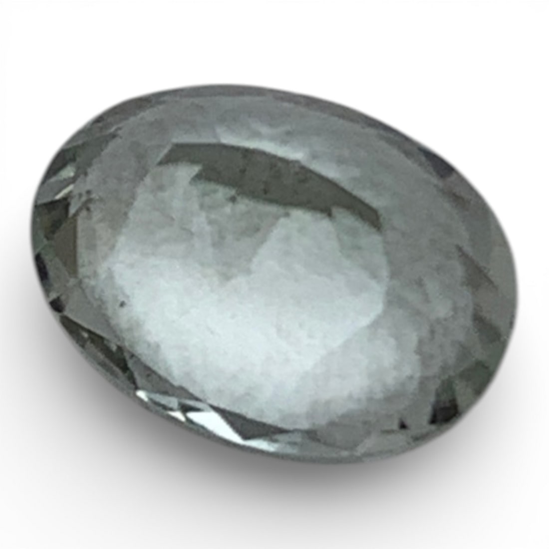 Faceted Clear Green Quartz Gemstone - 2