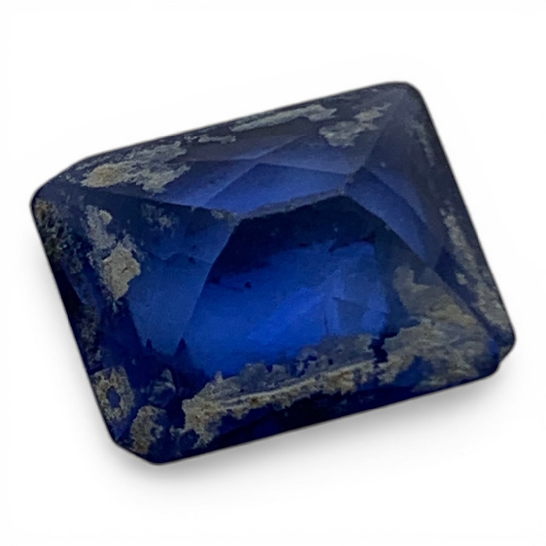 Faceted Blue Sapphire Gemstone - 2