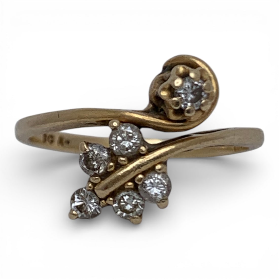 14k Yellow Gold & Diamond Ring (1 of 6)