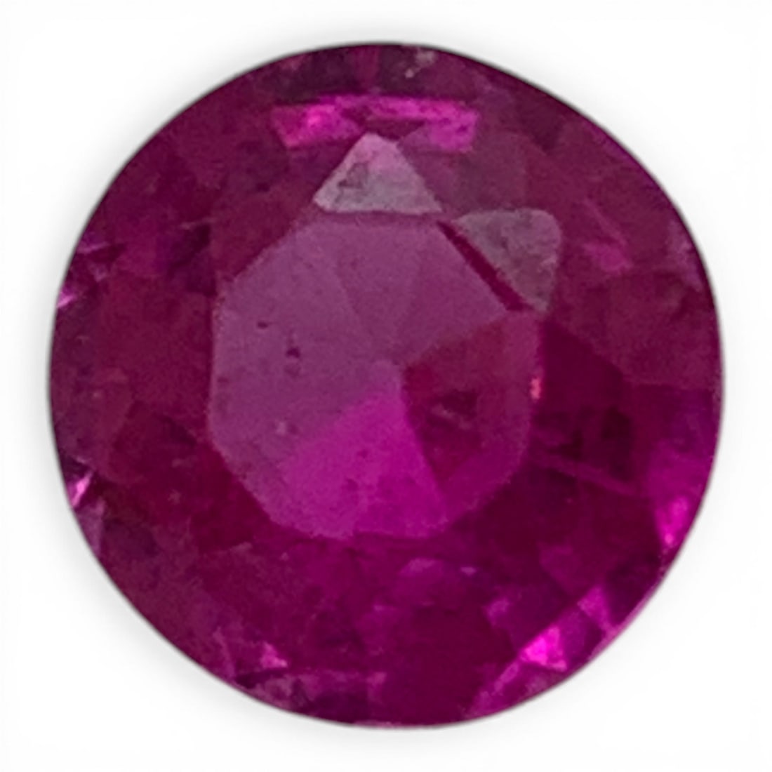 Faceted Pink Sapphire Gemstone: 6.5mm DiameterGemstones Tested With Presidium Gem Tester Il - Berners Does Not Guarantee Authenticity Of Gemstones