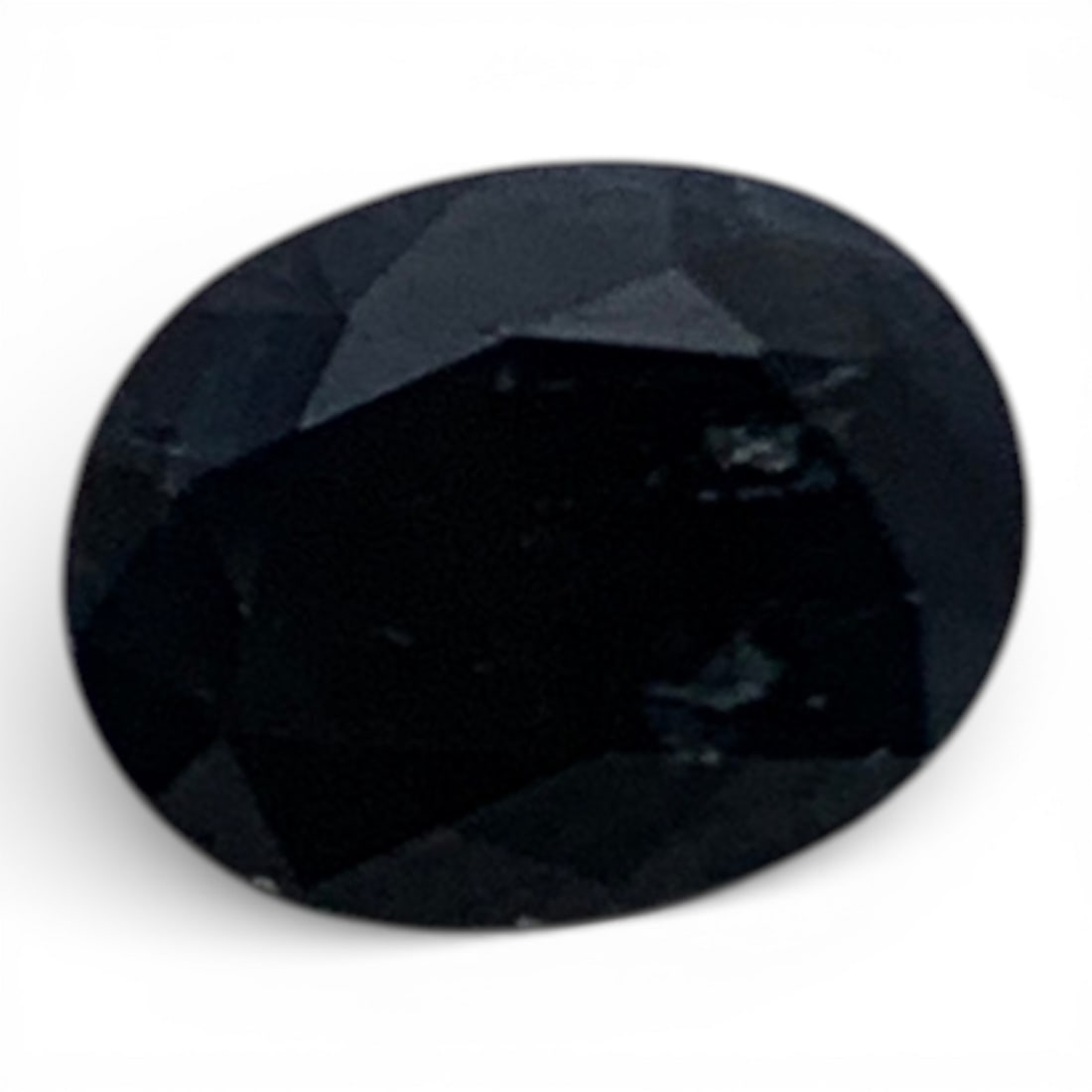 Faceted Dark Blue Sapphire Gemstone: 4.5x6mm Gemstones Tested With Presidium Gem Tester Il - Berners Does Not Guarantee Authenticity Of Gemstones