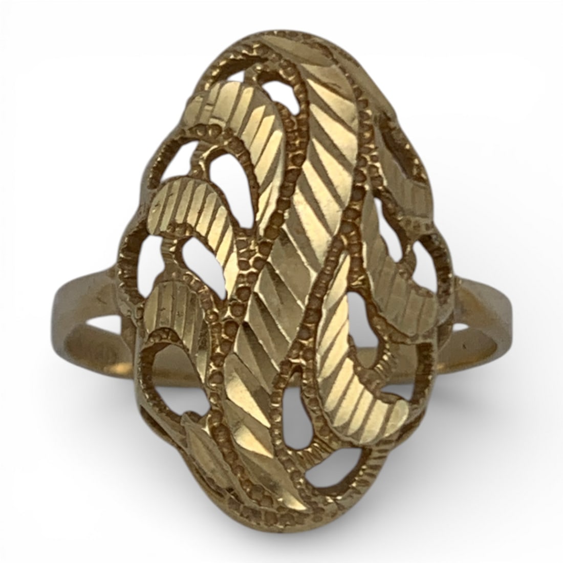 14k Yellow Gold Ring: Marked 14k - Size 10 - 2.5 DwtGemstones Tested With Presidium Gem Tester Il - Berners Does Not Guarantee Authenticity Of Gemstones