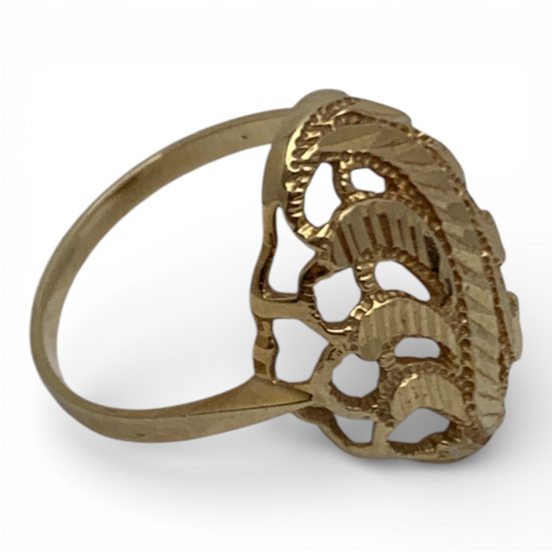 14k Yellow Gold Ring - 4