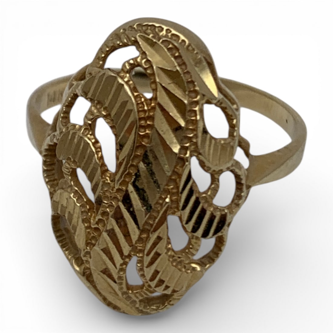 14k Yellow Gold Ring - 5