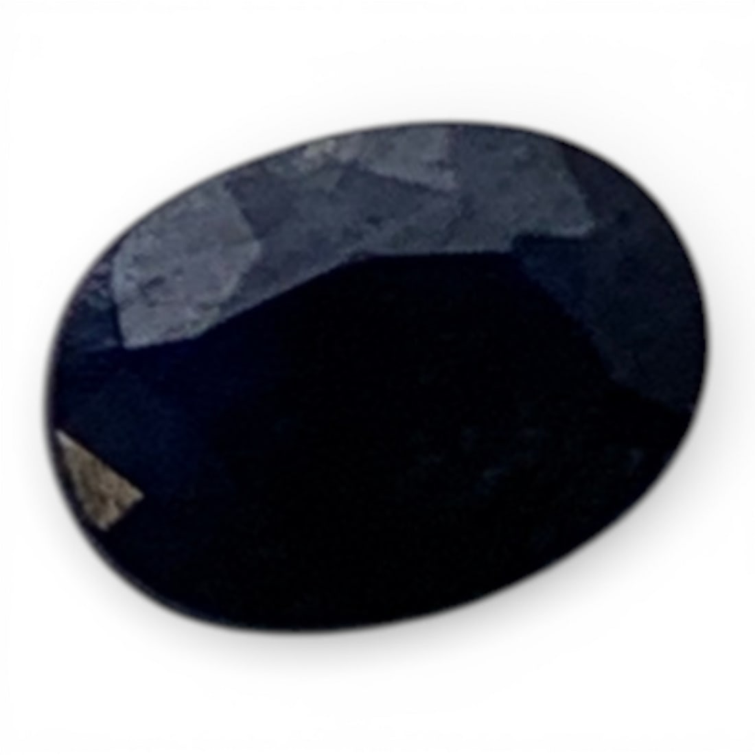 Faceted Dark Blue Sapphire Gemstone: 3.5x5.5mm Gemstones Tested With Presidium Gem Tester Il - Berners Does Not Guarantee Authenticity Of Gemstones