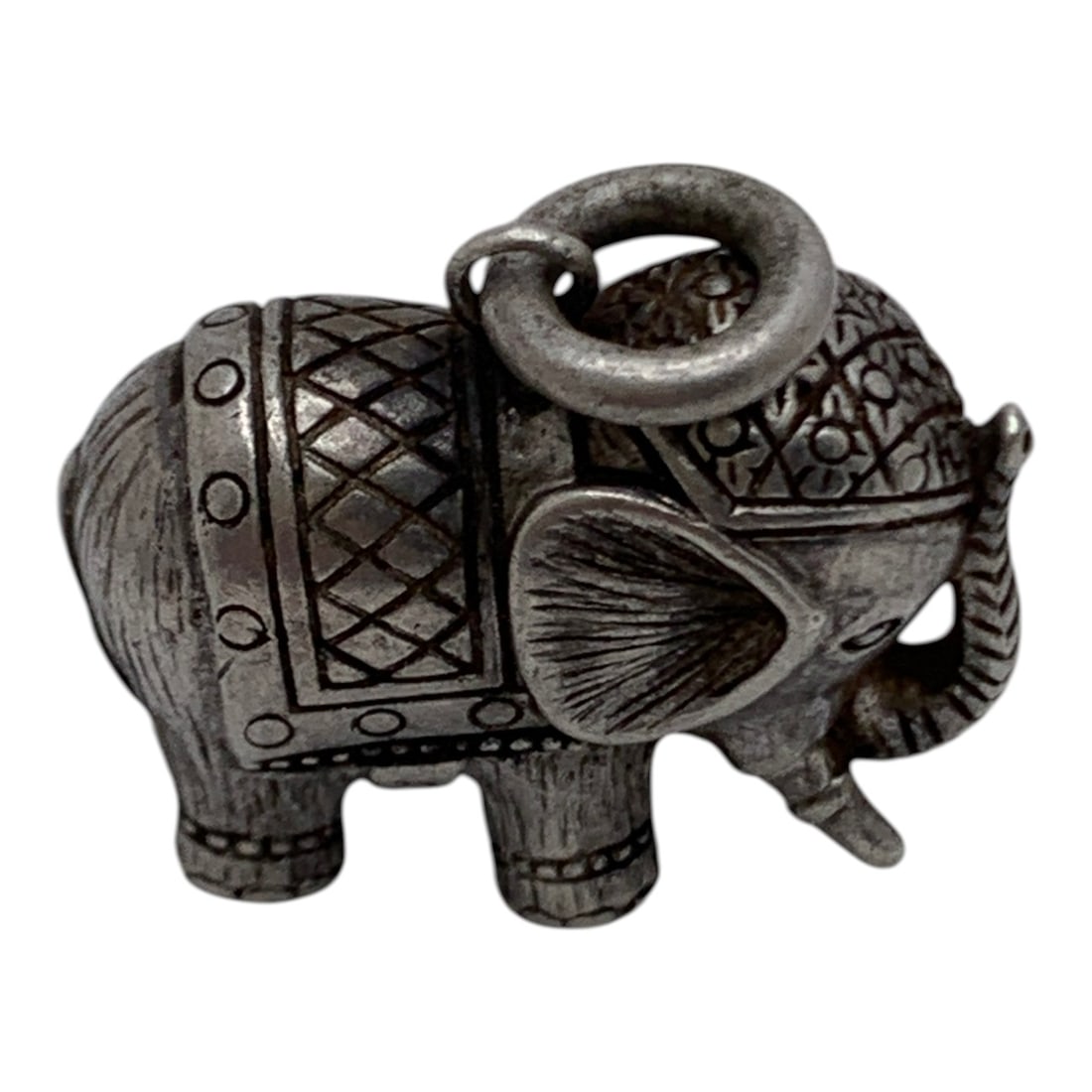 Sterling Silver Elephant Pendant - 2