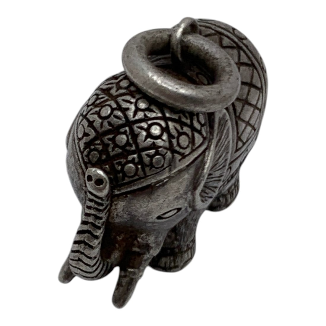 Sterling Silver Elephant Pendant - 4