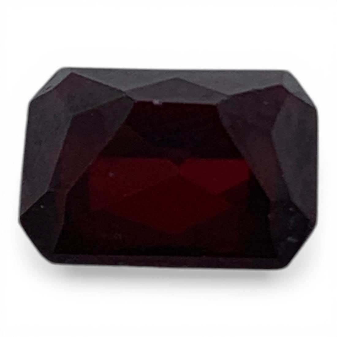 Faceted Red Sapphire Gemstone - 2