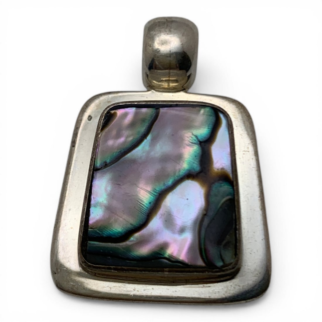 Sterling Silver & Abalone Pendant - 3