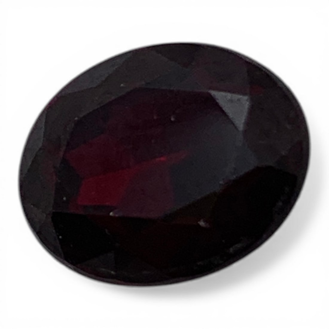 Faceted Red Sapphire Gemstone - 3