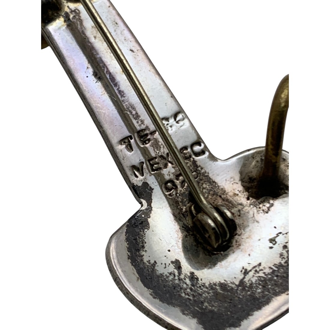 Sterling Silver Cat Pin - 3