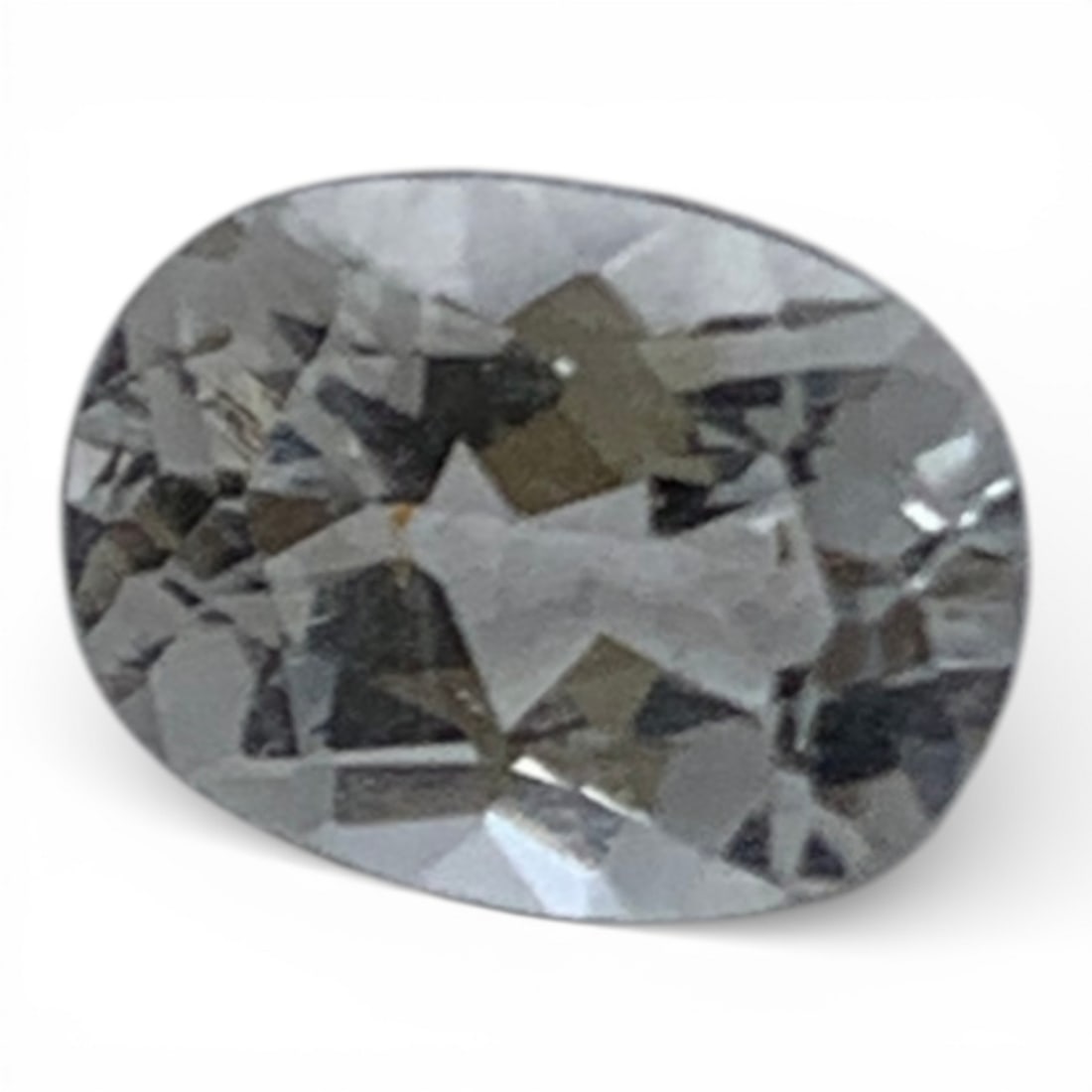 Faceted Clear Spinel Gemstone: 4.5x6.5mm Gemstones Tested With Presidium Gem Tester Il - Berners Does Not Guarantee Authenticity Of Gemstones
