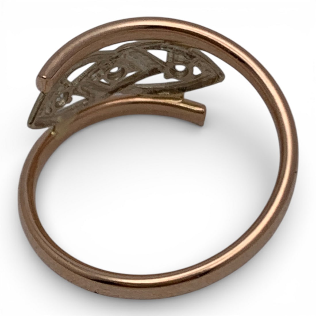 14k Rose Gold & Diamond Ring - 2