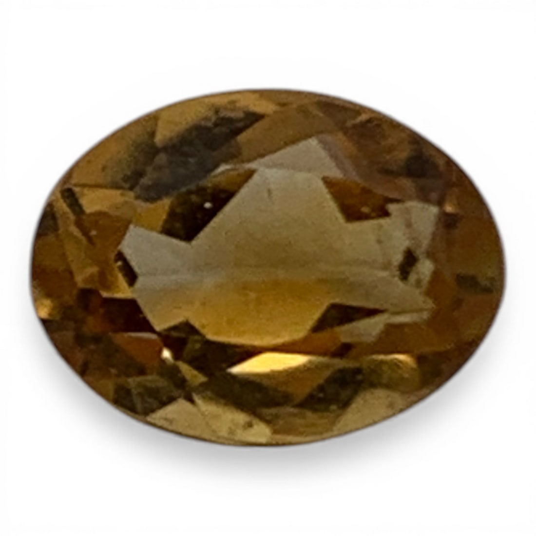 Faceted Yellow Citrine Gemstone: 4.5x6.5mm Gemstones Tested With Presidium Gem Tester Il - Berners Does Not Guarantee Authenticity Of Gemstones