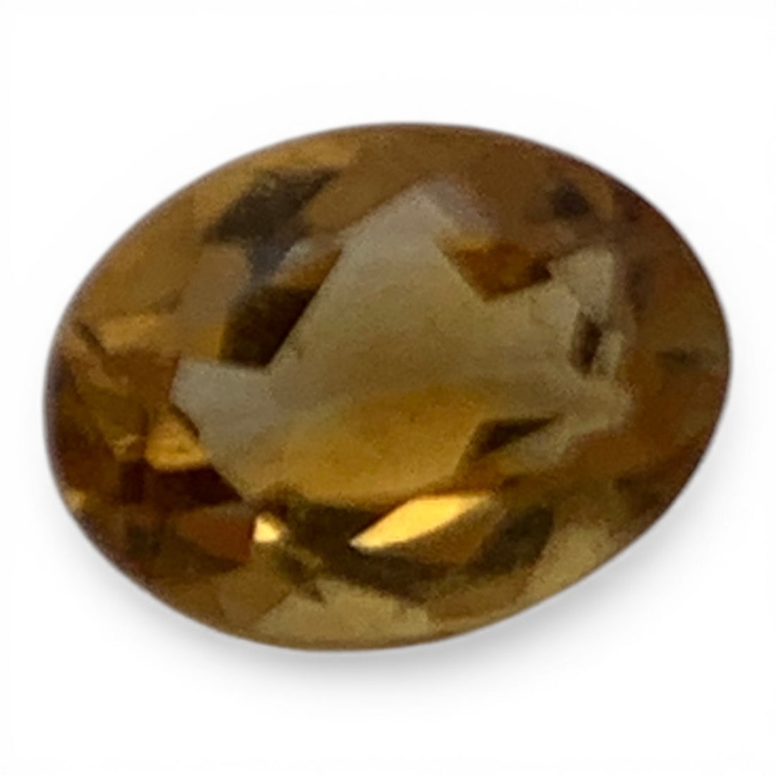 Faceted Yellow Citrine Gemstone - 3