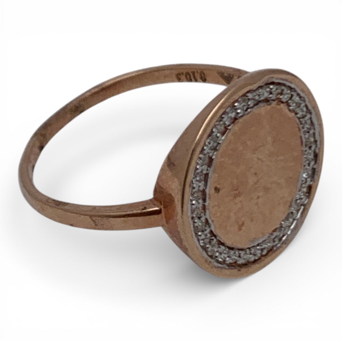 14k Rose Gold & Diamond Ring - 4